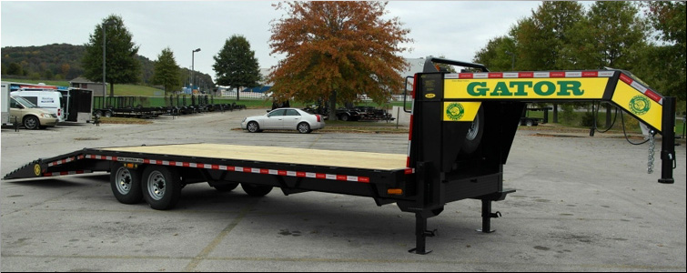 Gooseneck flat bed trailer for sale14k  Jones County, North Carolina